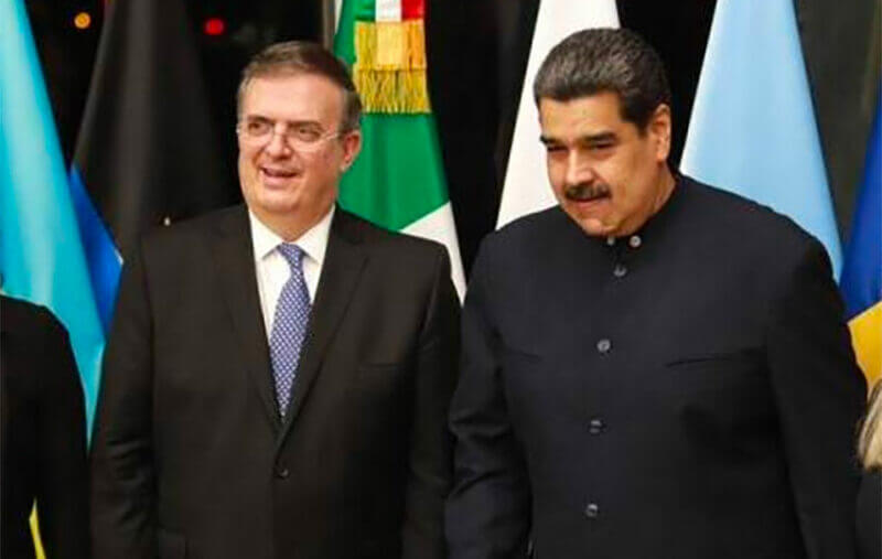 mexico criticized at home and abroad for welcoming cuban venezuelan leaders ebrard maduro