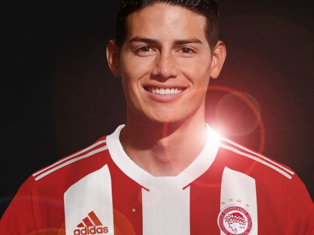 James Rodríguez in new Olympiacos player from Greece