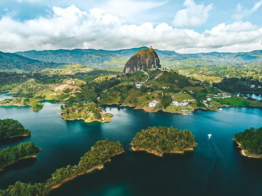 Guatape, the most iconic view from Antioquia in Colombia