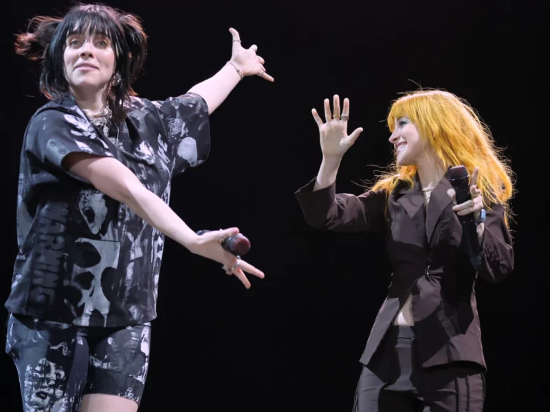 epic collaboration paramore and billie eilish perform all i wanted gettyimages 1393418573