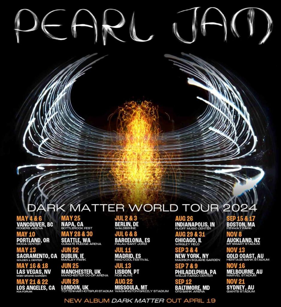 Pearl Jam's Electrifying Comeback "Dark Matter" Unleashed