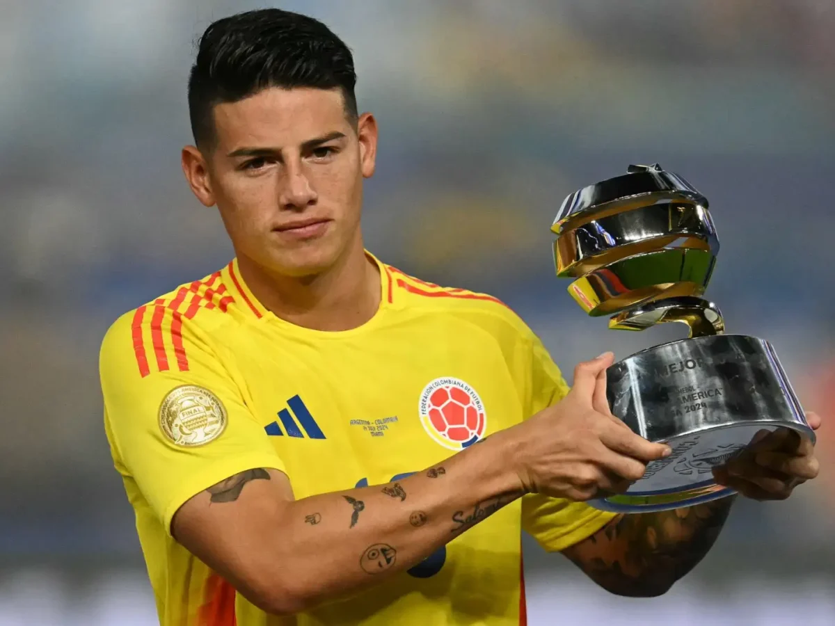 James Rodríguez: named 2024 Copa America MVP and Conmebol’s decision