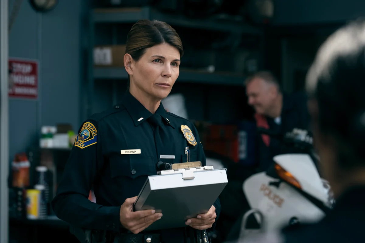 lori loughlins stunning transformation in on call a comeback for the ages lori loughlin as lieutenant bishop in on call photo credit elizabeth liz morris 3000