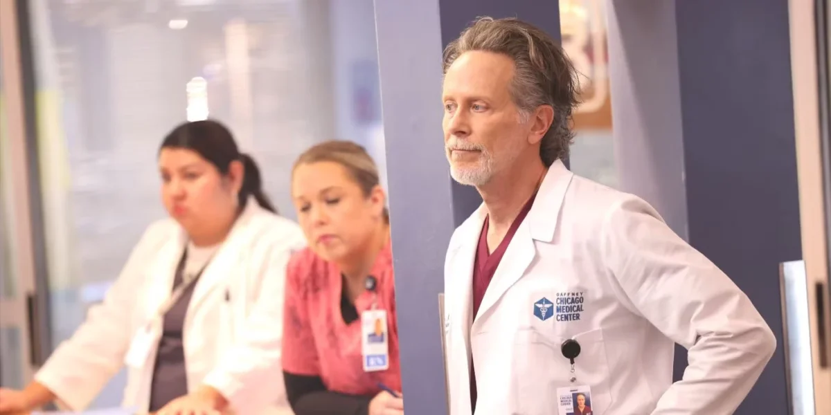 dean archer breaks down chicago meds most heart wrenching episode yet chicago med season 10 episode